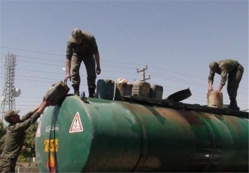 تعزیر قاچاقچی سوخت در ایرانشهر