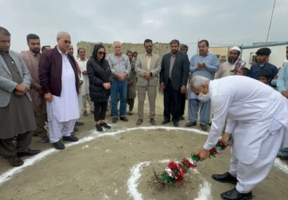 کلنگ‌زنی مدرسه سه‌کلاسه در بخش باهوکلات دشتیاری