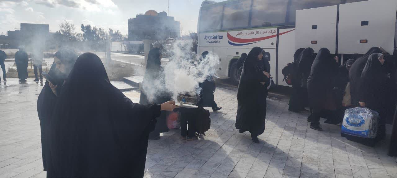 اعزام کاروان راهیان نور دانشجویی خواهران دانشگاه پیام نور سیستان و بلوچستان به مناطق عملیاتی جنوب